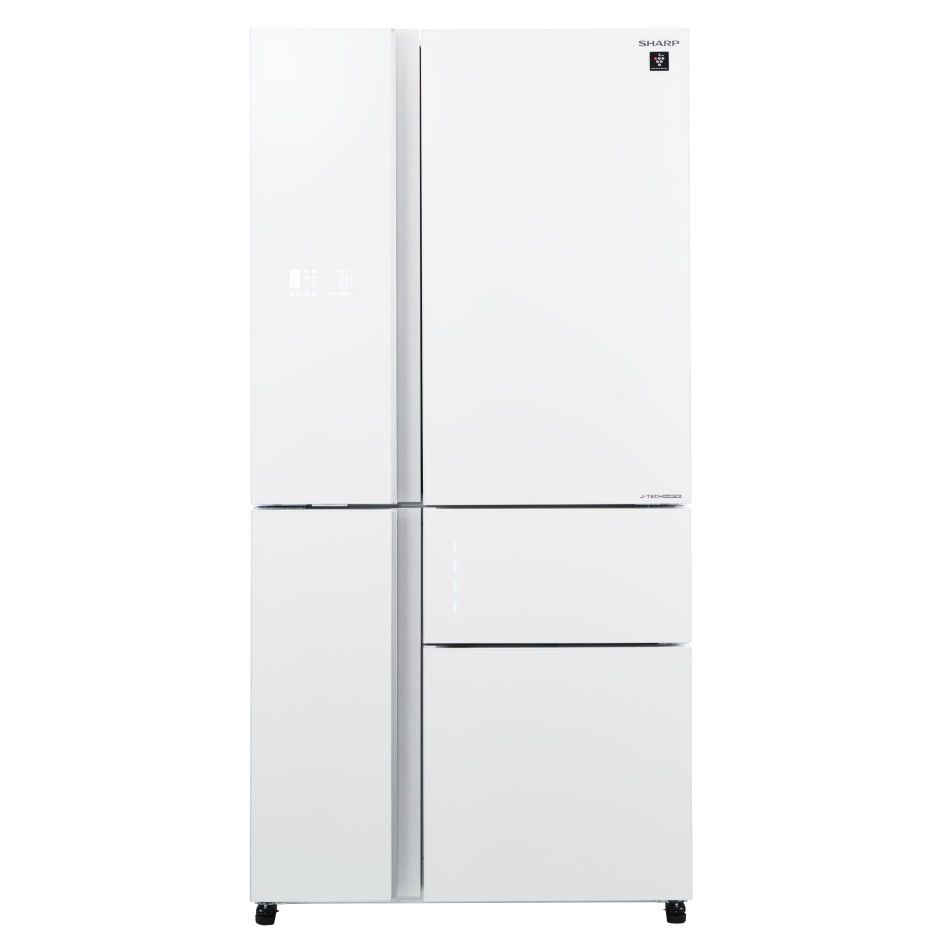 מקרר 5 דלתות Sharp SJ-FSR920-WH בנפח 661 ליטר, עם יצרן קרח, צג מגע, אינוורטר ו-No-Frost | יבואן רשמי-משלוח מהיר