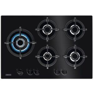 Zanussi ZGO78530BA - כיריים גז 5 להבות בצבע שחור זנוסי יבואן רשמי