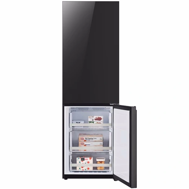מקרר מקפיא תחתון LG GR-B374BG זכוכית שחורה יבואן רשמי – תמונה 3