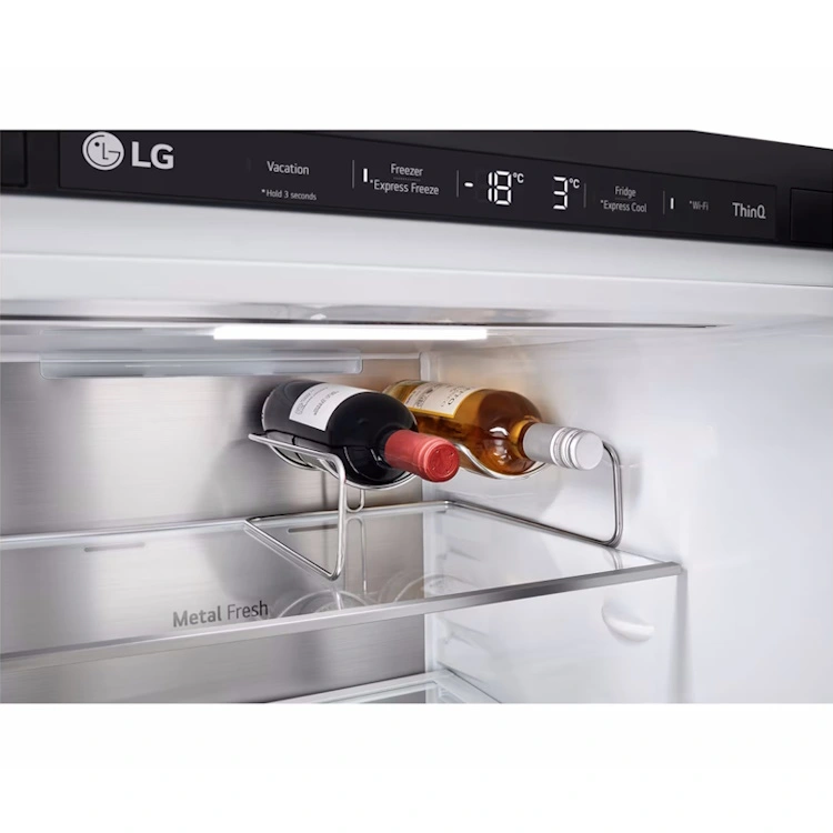 מקרר מקפיא תחתון LG GR-B374BG זכוכית שחורה יבואן רשמי – תמונה 6