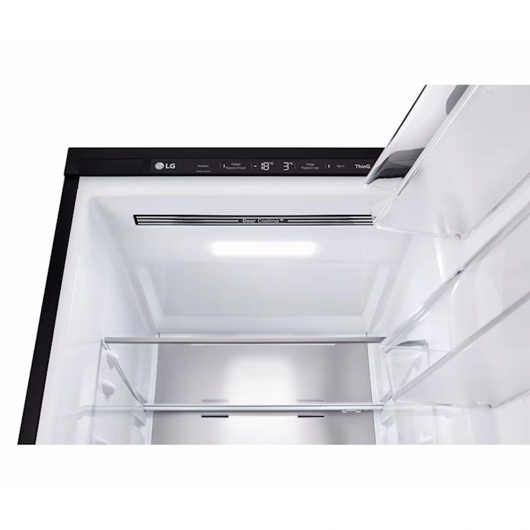 מקרר מקפיא תחתון LG GR-B374BG זכוכית שחורה יבואן רשמי – תמונה 7