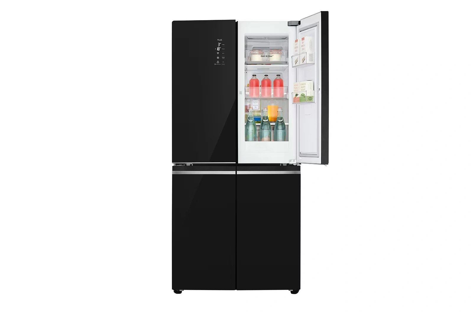 מקרר 4 דלתות בנפח 530 ליטר LG דגם GR-608BEDID יבואן רשמי – תמונה 5