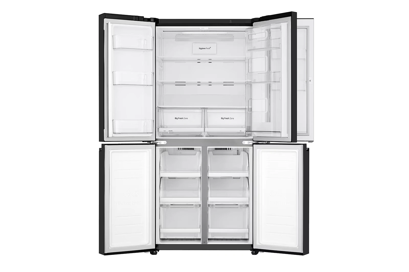 מקרר 4 דלתות בנפח 530 ליטר LG דגם GR-608BEDID יבואן רשמי – תמונה 7
