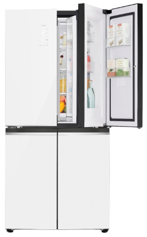 מקרר 4 דלתות בנפח 530 ליטר LG דגם GR-B608WEDID יבואן רשמי
