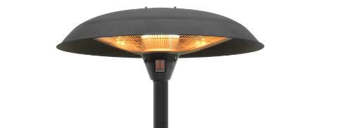 פטריית חימום חשמלית S.PATIO מעוצבת על עמוד 1200W/1800W/3000W צבע שחור – תמונה 4