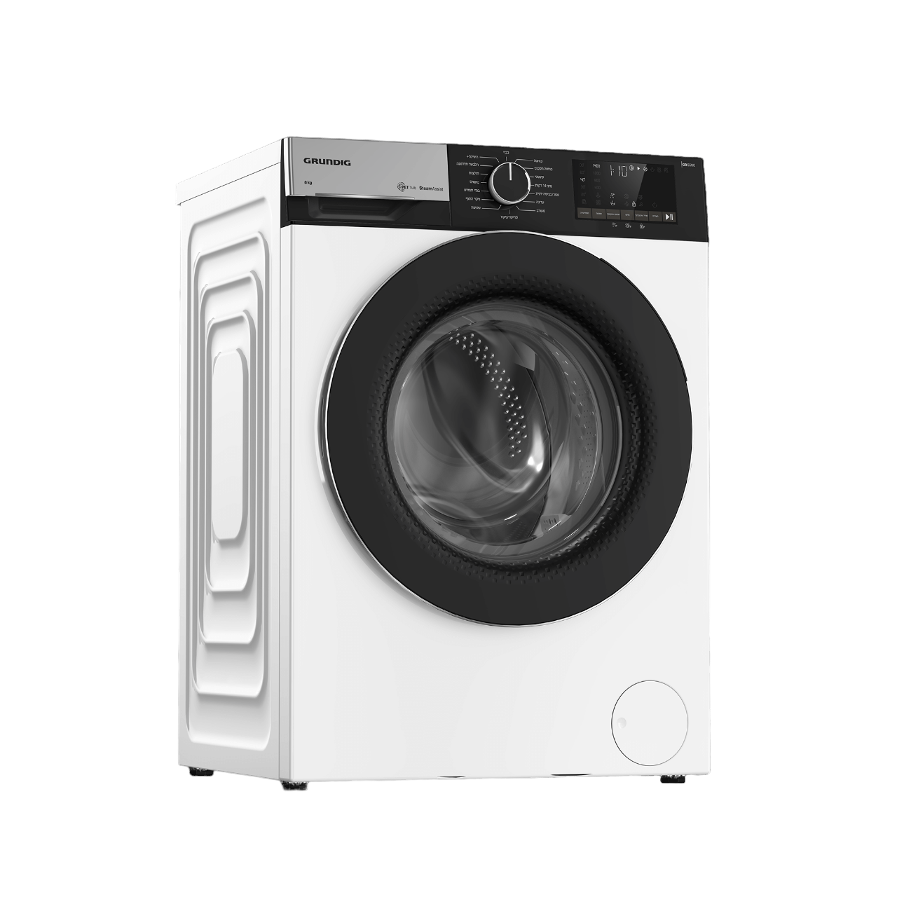 מכונת כביסה פתח קדמי Grundig דגם GW5P58410W יבואן רשמי – תמונה 2