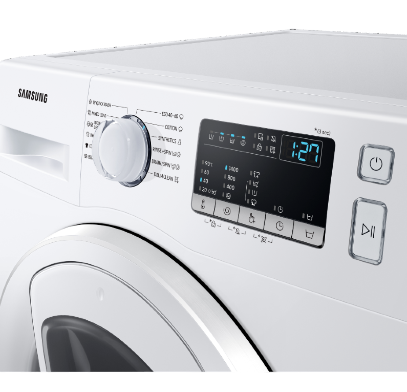 מכונת כביסה בקיבולת 7 ק"ג SAMSUNG דגם WW7ST4540TE – תמונה 3