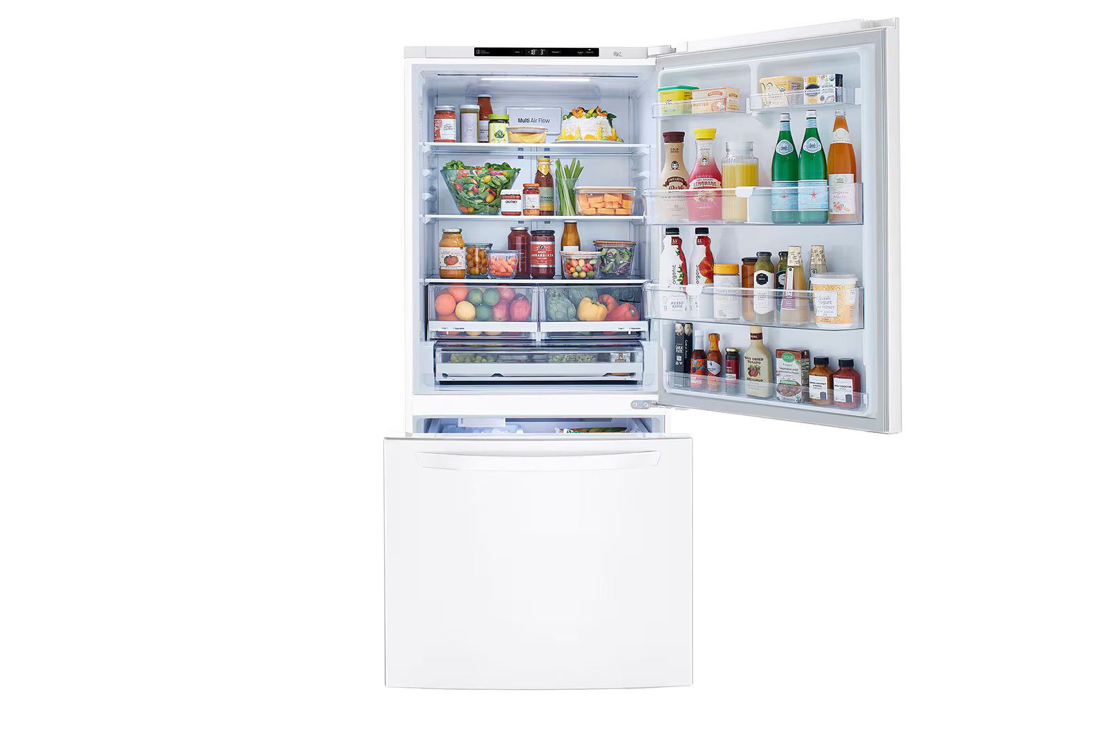 מקרר מקפיא תחתון LG GM-859RWCE נפח 720 ליטר | No Frost | התקן שבת | יבואן רשמי – תמונה 2