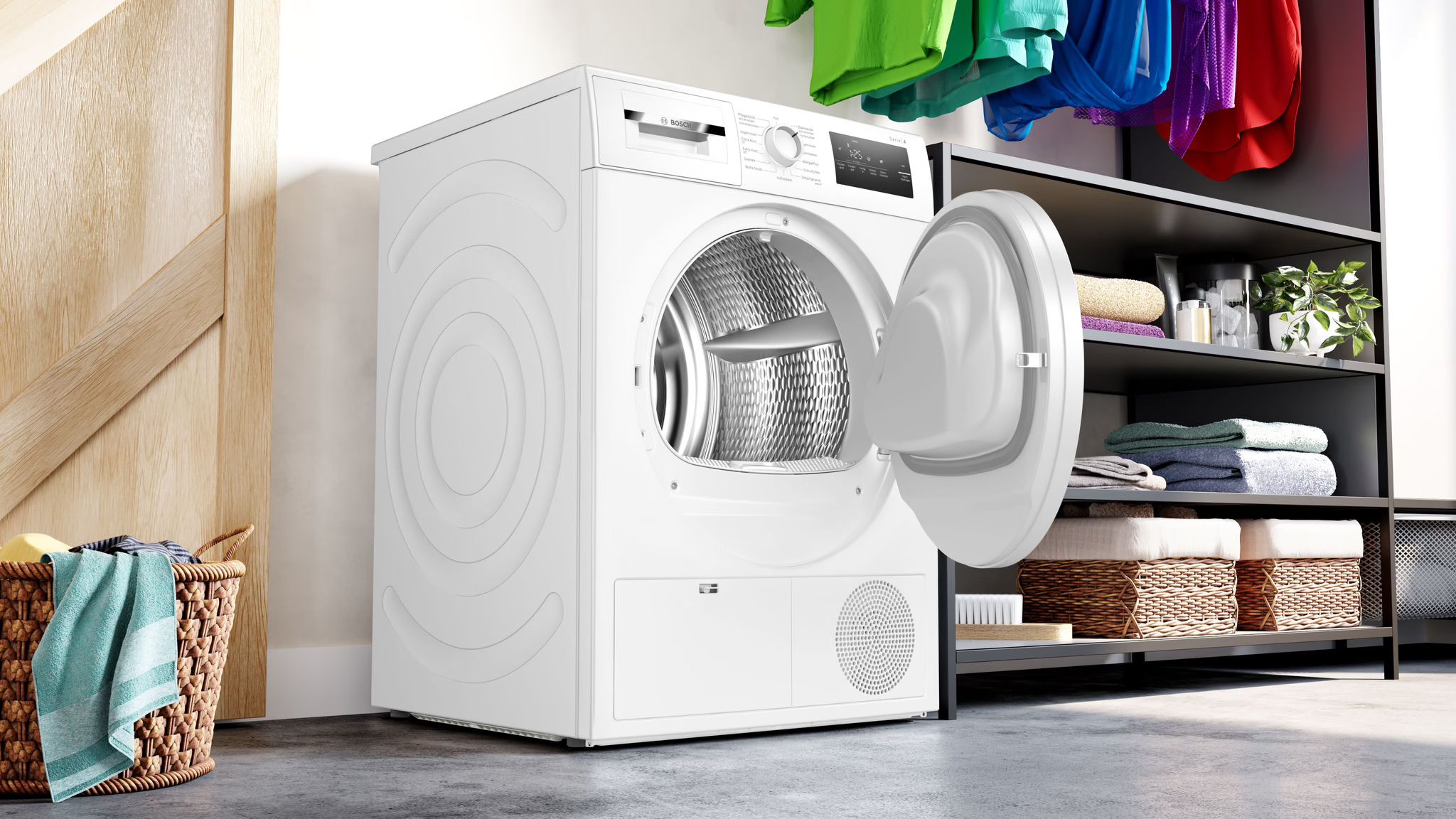 מייבש כביסה 8 ק״ג קונדנסור BOSCH דגם WTN83203 | – תמונה 4