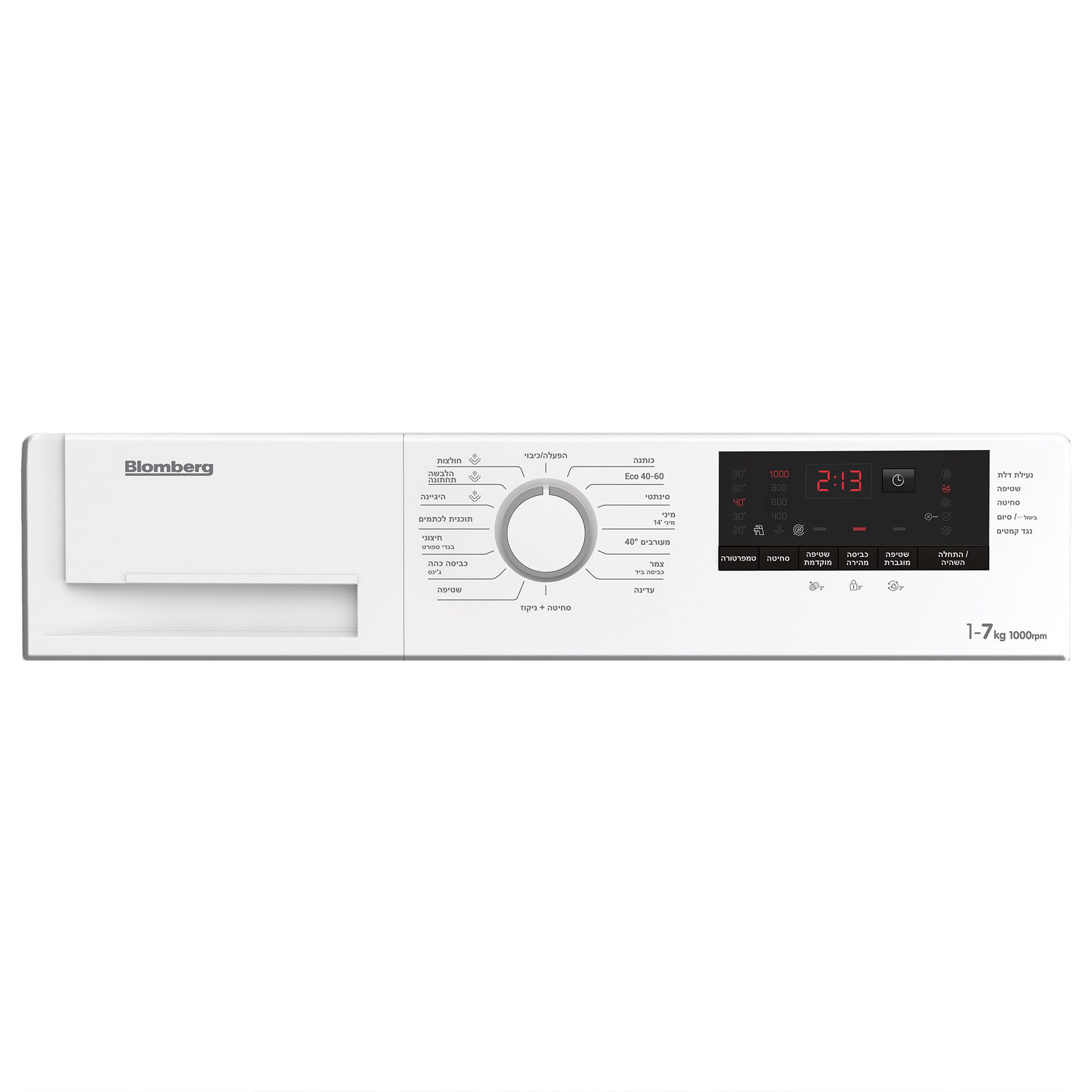 Blomberg LWF7107W - מכונת כביסה פתח קדמי 7 ק״ג | יבואן רשמי – תמונה 4