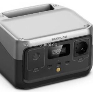 EcoFlow River EFR600-2: תחנת כוח ניידת 256Wh לחירום ולשטח | יבואן רשמי-משלוח מהיר -ניתן לאיסוף