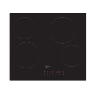 כיריים קרמיות Midea MC-6F6002R242 – עם 4 מוקדי בישול 6600W זכוכית שחורה | יבואן רשמי-משלוח מהיר