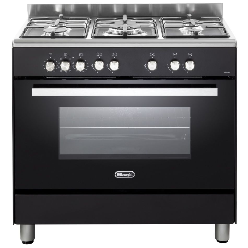 תנור משולב כיריים גז 5 להבות DeLonghi דגם DEMA965-IL יבואן רשמי