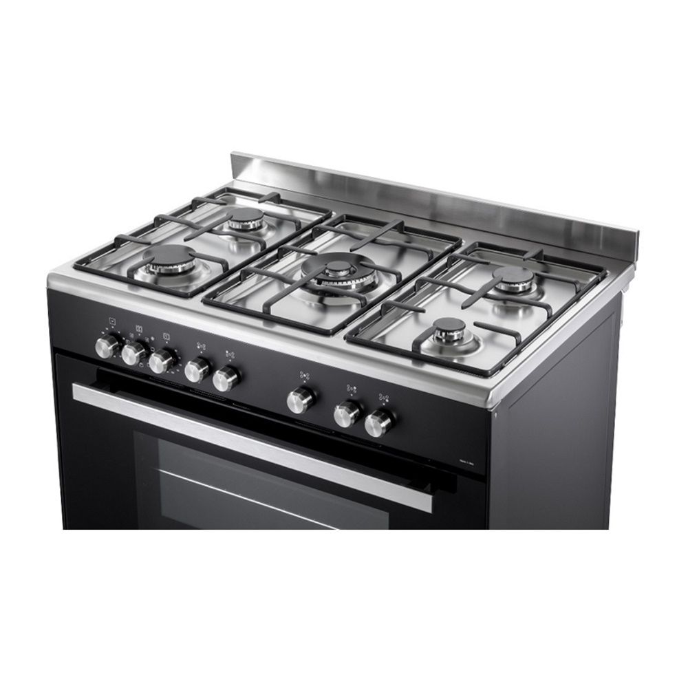 תנור משולב כיריים גז 5 להבות DeLonghi דגם DEMA965-IL יבואן רשמי – תמונה 2