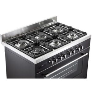 תנור משולב כיריים גז 6 להבות DeLonghi דגם PRO966MA-IL יבואן רשמי