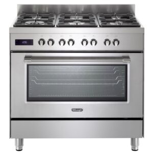 תנור משולב כיריים גז 6 להבות DeLonghi דגם PRO966MX-IL יבואן רשמי