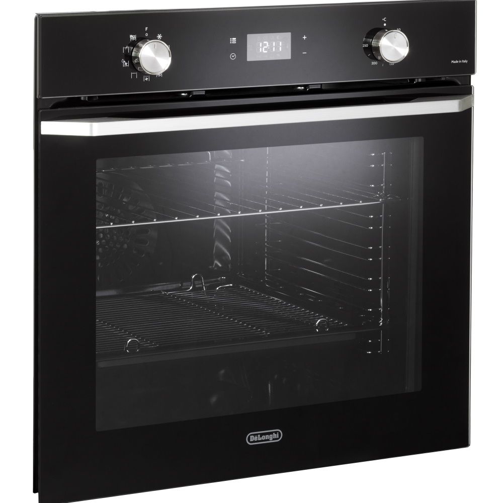 תנור בנוי 74 ליטר זכוכית מלאה שחורה DeLonghi דגם NSM9NL-IL יבואן רשמי