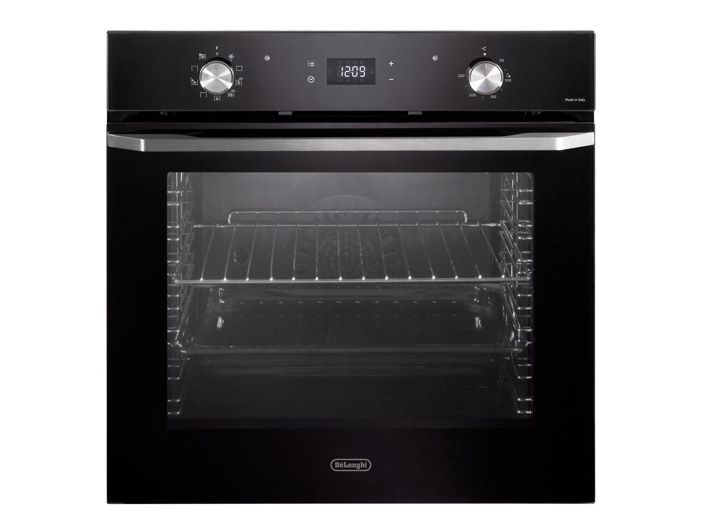 תנור בנוי 74 ליטר זכוכית מלאה שחורה DeLonghi דגם NSM9NL-IL יבואן רשמי – תמונה 2