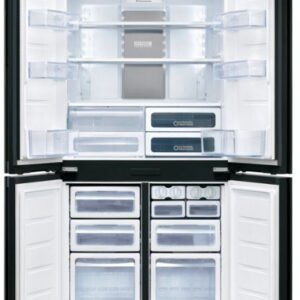 SHARP SJ-FERN87V-BS – מקרר שארפ 4 דלתות מקפיא תחתון 608 ליטר נירוסטה | יבואן רשמי-משלוח מהיר