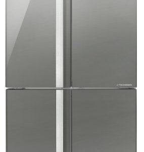 מקרר שארפ 4 דלתות מקפיא תחתון Sharp SJ-8942-BS בנפח 611 ליטר אינוורטר No Frost זכוכית אפורה עם פיקוד שבת - יבואן רשמי