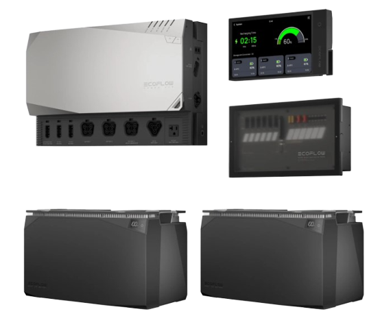 קיט מערכת אגירת חשמל לבית ECOFLOW POWER KIT דגם EFRPK10KWH יבואן רשמי – תמונה 2
