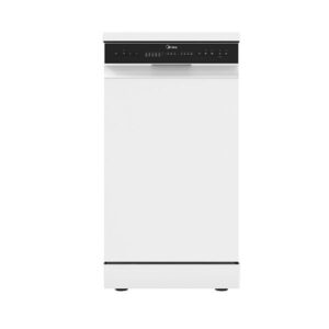 מדיח כלים צר Midea דגם WQP8-W7634C-W לבן 45 ס"מ עם WIFI - יבואן רשמי | משלוח מהיר