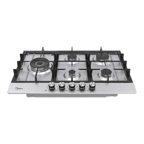 כיריים גז 5 להבות MIDEA 75SP005 בגימור נירוסטה מוברשת | יבואן רשמי | משלוח מהיר
