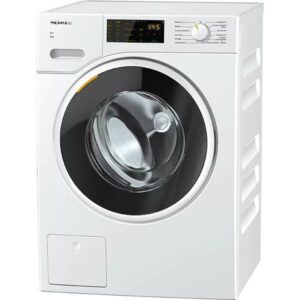 מכונת כביסה פתח קדמי 8 ק"ג MIELE דגם WWD 120 SG יבואן רשמי - גימור לבן לוטוס