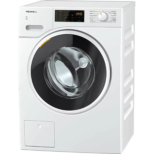 מכונת כביסה פתח קדמי 8 ק"ג MIELE דגם WWD 120 SG יבואן רשמי - גימור לבן לוטוס