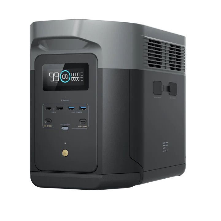 EcoFlow DELTA 2 Max תחנת כוח ניידת לבית ושטח 2048Wh | יבואן רשמי-משלוח מהיר