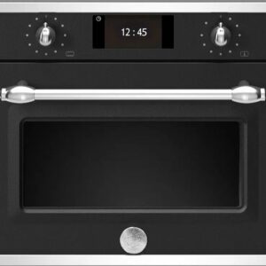 תנור משולב מיקרו Bertazzoni דגם F457HERMWTNE יבואן רשמי - שחור מט