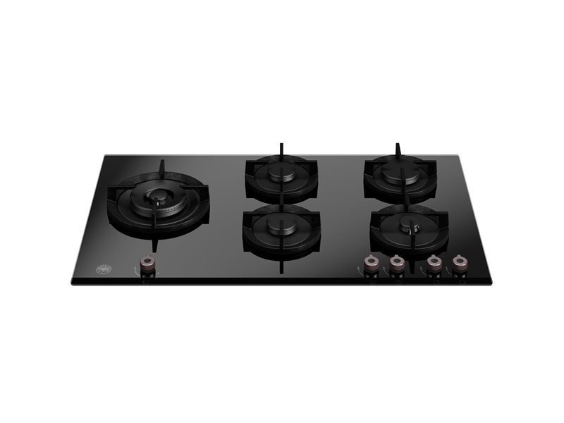 כיריים גז זכוכית שחורה 90 ס"מ Bertazzoni דגם P905LPROGNE סדרת Professional יבואן רשמי
