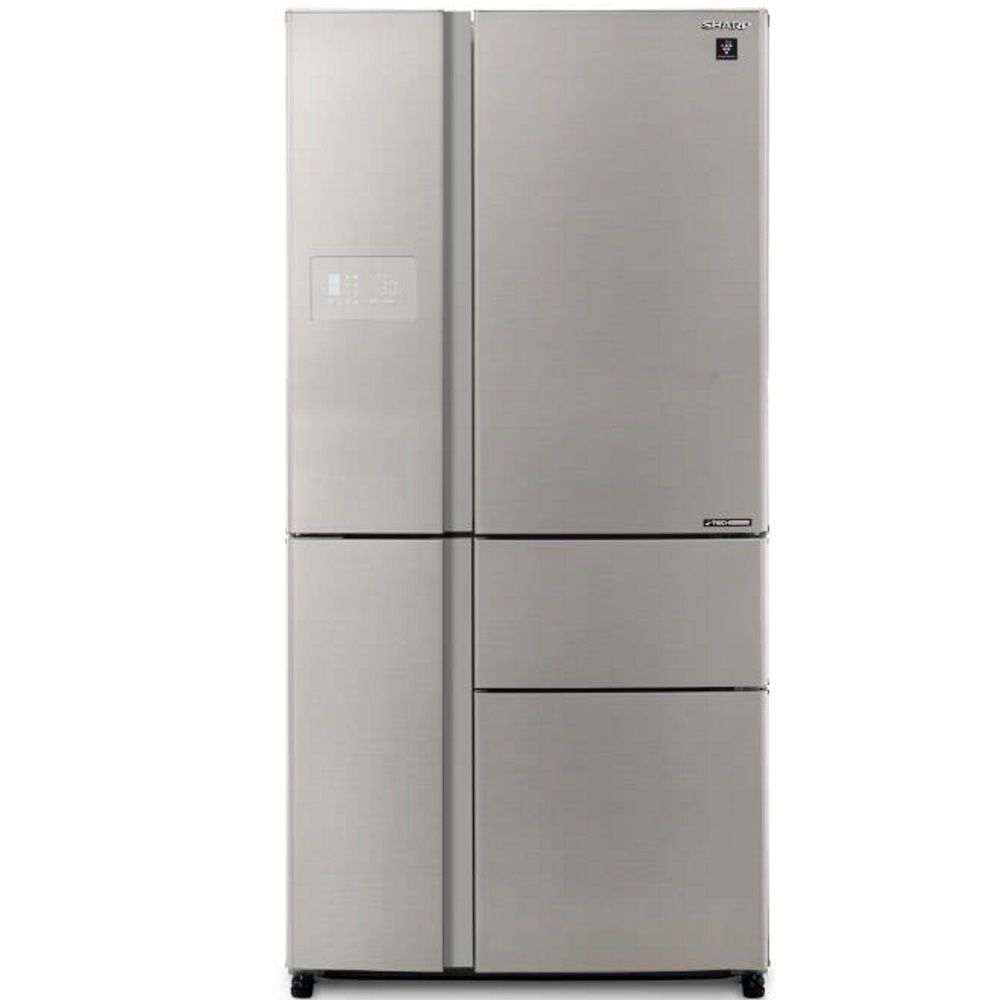 Sharp SJ-FP910BS – מקרר 5 דלתות 668 ליטר עם מקפיא תחתון, J-Tech Inverter ו-PlasmaCluster | יבואן רשמי-משלוח מהיר