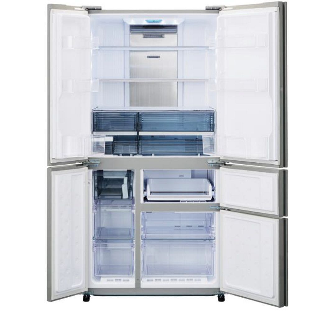 Sharp SJ-FP910BS – מקרר 5 דלתות 668 ליטר עם מקפיא תחתון, J-Tech Inverter ו-PlasmaCluster | יבואן רשמי-משלוח מהיר – תמונה 2