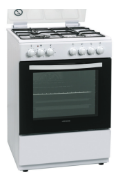 תנור משולב כיריים גז 4 להבות LACASA דגם LCV60W יבואן רשמי