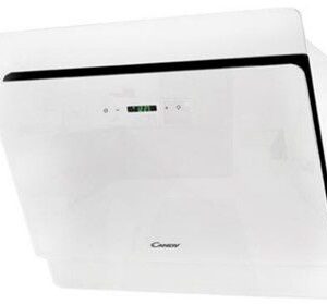 קולט אדים ורטיקלי 60 ס"מ CANDY דגם CVMA60B זכוכית לבנה יבואן רשמי