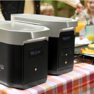 קיט תחנת כוח ניידת ECOFLOW DELTA 2 MAX + תא הרחבה יבואן רשמי - הספק 4kWh
