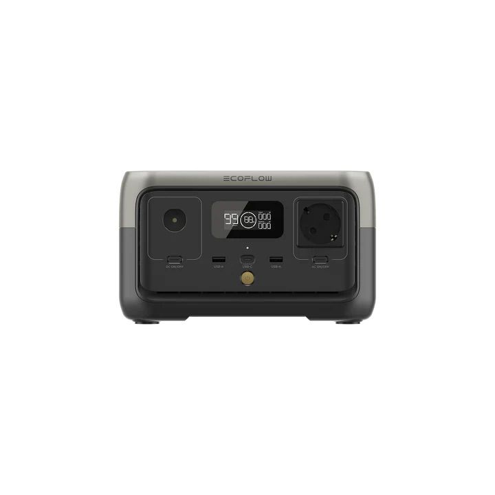 קיט תחנת כוח ניידת ECOFLOW RIVER 2 + פאנל סולארי 100W קשיח נייח | יבואן רשמי-משלוח מהיר -ניתן לאיסוף – תמונה 3