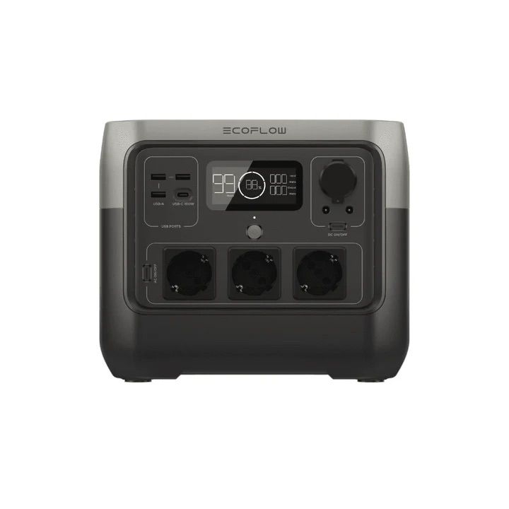 קיט תחנת כוח ניידת ECOFLOW RIVER 2 PRO + פאנל סולארי 110W | יבואן רשמי-משלוח מהיר – תמונה 2