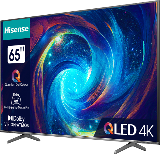 טלוויזיה חכמה Hisense 65E7KQ PRO 65 אינץ׳ – QLED 4K עם 144Hz Game Mode PRO | יבואן רשמי-משלוח מהיר – תמונה 2