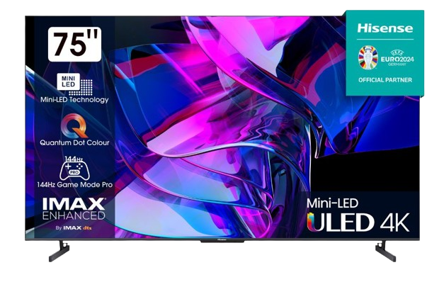 טלוויזיה חכמה 75 אינץ' HISENSE דגם 75U7KQ MINI LED 4K יבואן רשמי
