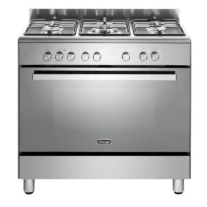תנור משולב כיריים 90 ס"מ DELONGHI דגם DEMX965IL נירוסטה מראה יבואן רשמי