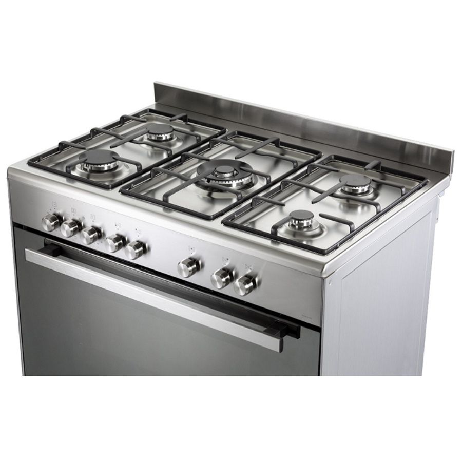 תנור משולב כיריים 90 ס"מ DELONGHI דגם DEMX965IL נירוסטה מראה יבואן רשמי – תמונה 3