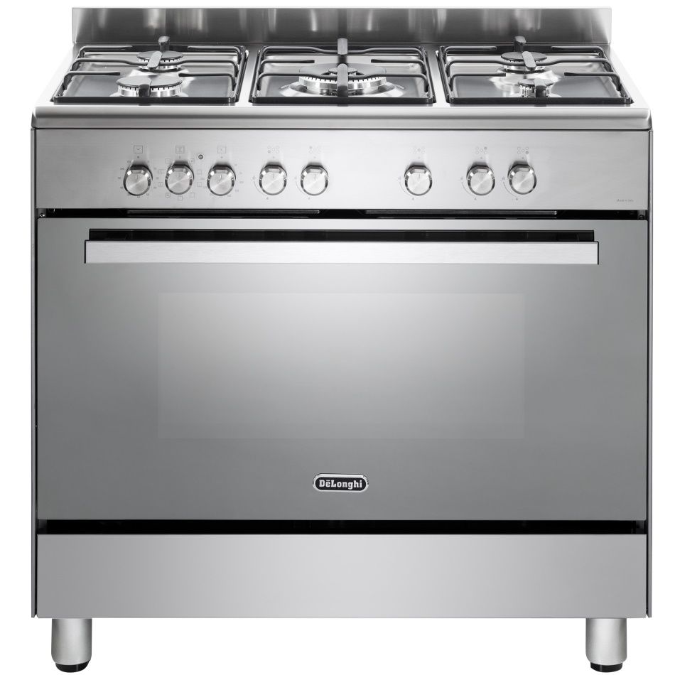 תנור משולב כיריים 90 ס"מ DELONGHI דגם DEMX965IL נירוסטה מראה יבואן רשמי – תמונה 4
