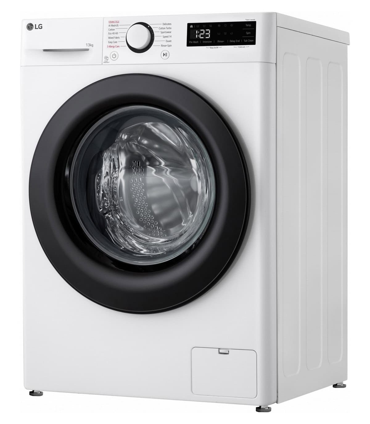 מכונת כביסה 13 ק"ג - LG F4WR513SBW הנעה ישירה AI Wash דלת שחורה | משלוח מהיר – תמונה 4