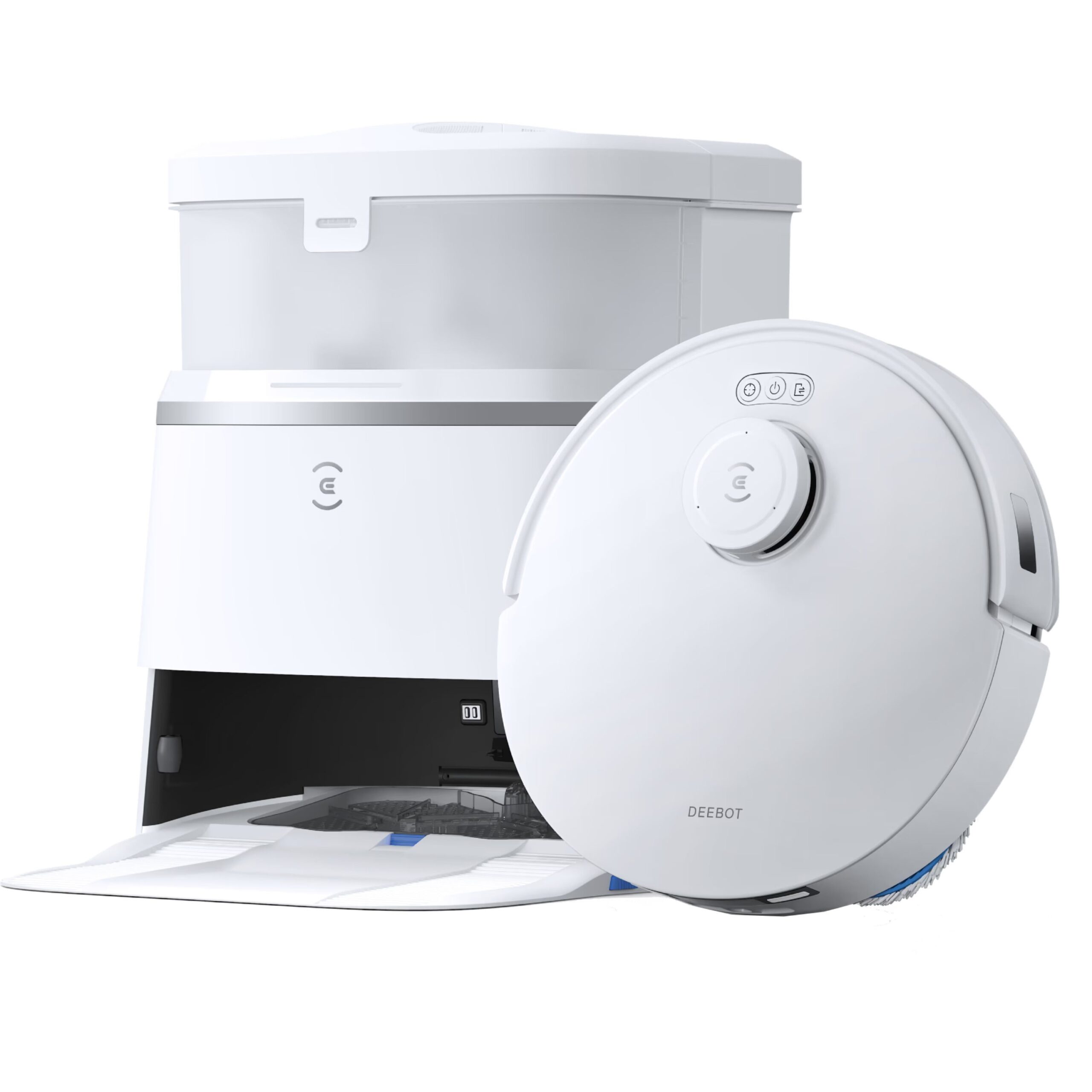שואב אבק מקרצף רובוטי ECOVACS DEEBOT T30 PRO OMNI צבע לבן | יבואן רשמי-משלוח מהיר – תמונה 4