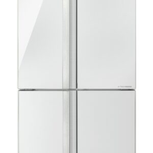 מקרר שארפ 4 דלתות מקפיא תחתון Sharp SJ-8841WH בנפח 611 ליטר אינוורטר No Frost זכוכית לבנה עם פיקוד שבת - יבואן רשמי