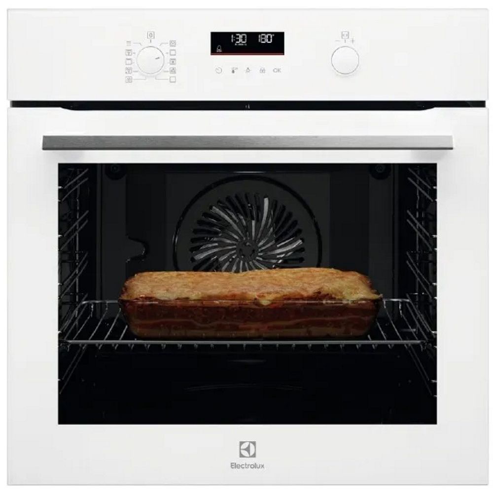 תנור אפייה בנוי 71 ליטר זכוכית לבנה ELECTROLUX EOP6526V יבואן רשמי