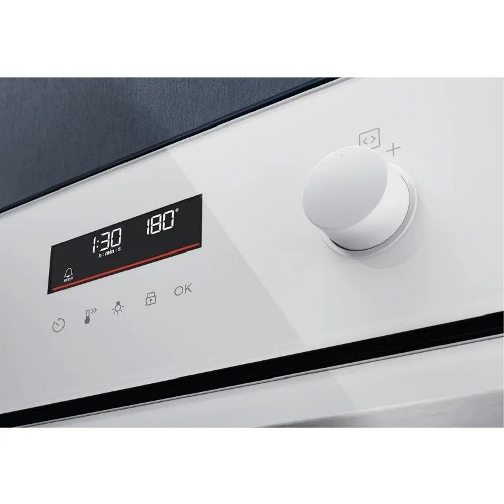 תנור אפייה בנוי 71 ליטר זכוכית לבנה ELECTROLUX EOP6526V יבואן רשמי – תמונה 3