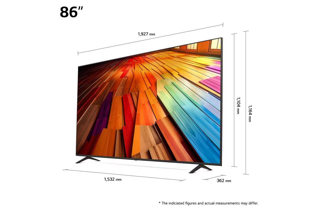 טלוויזיה חכמה 86 אינץ' LG 86UT80006LA 4K UHD יבואן רשמי – תמונה 5